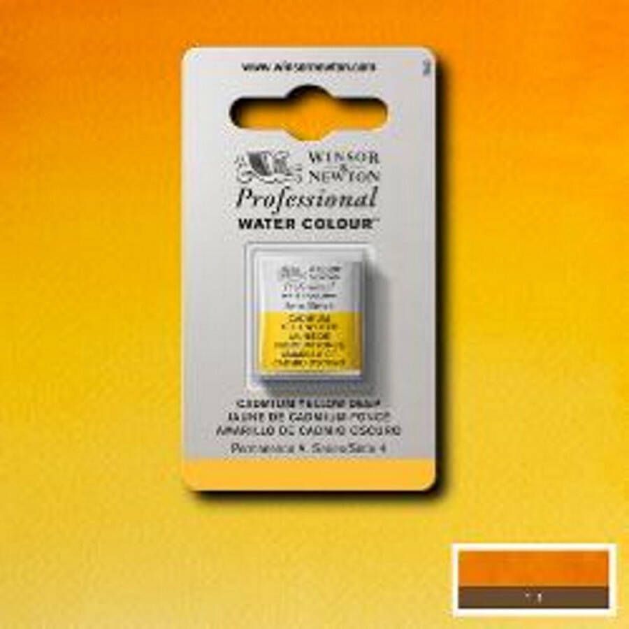 Winsor & Newton Professionele Aquarelverf Halve nap Cadmium Yellow Deep