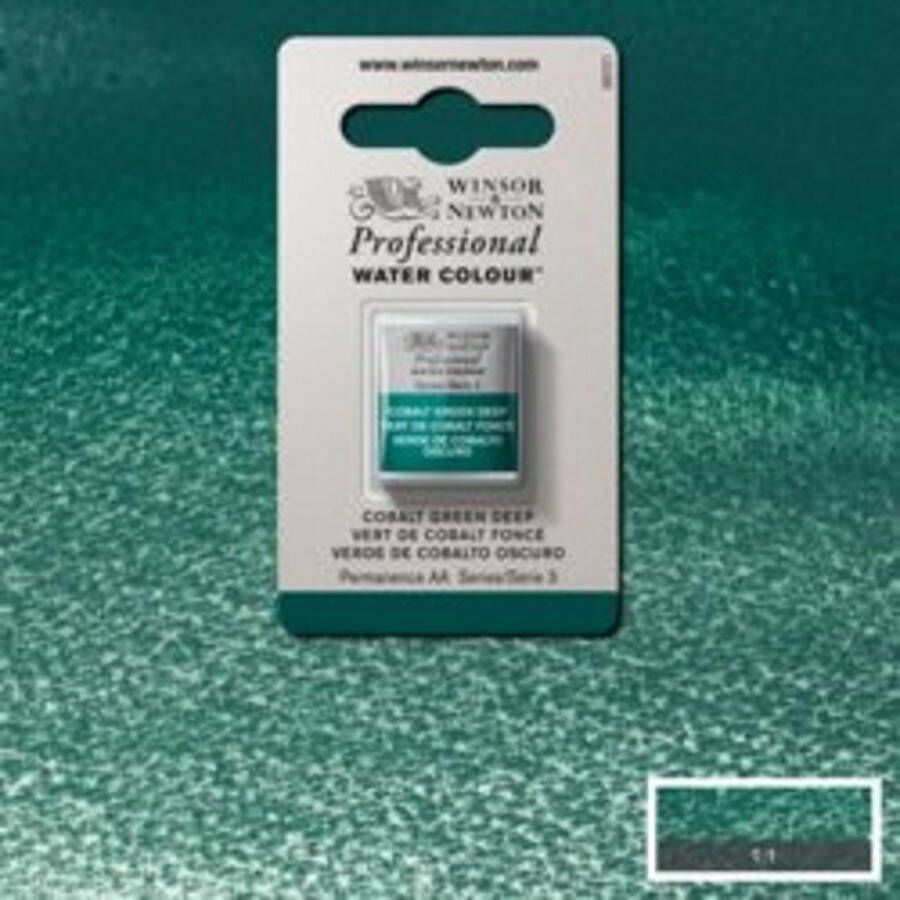 Winsor & Newton Professionele Aquarelverf Halve Nap Cobalt Green Deep