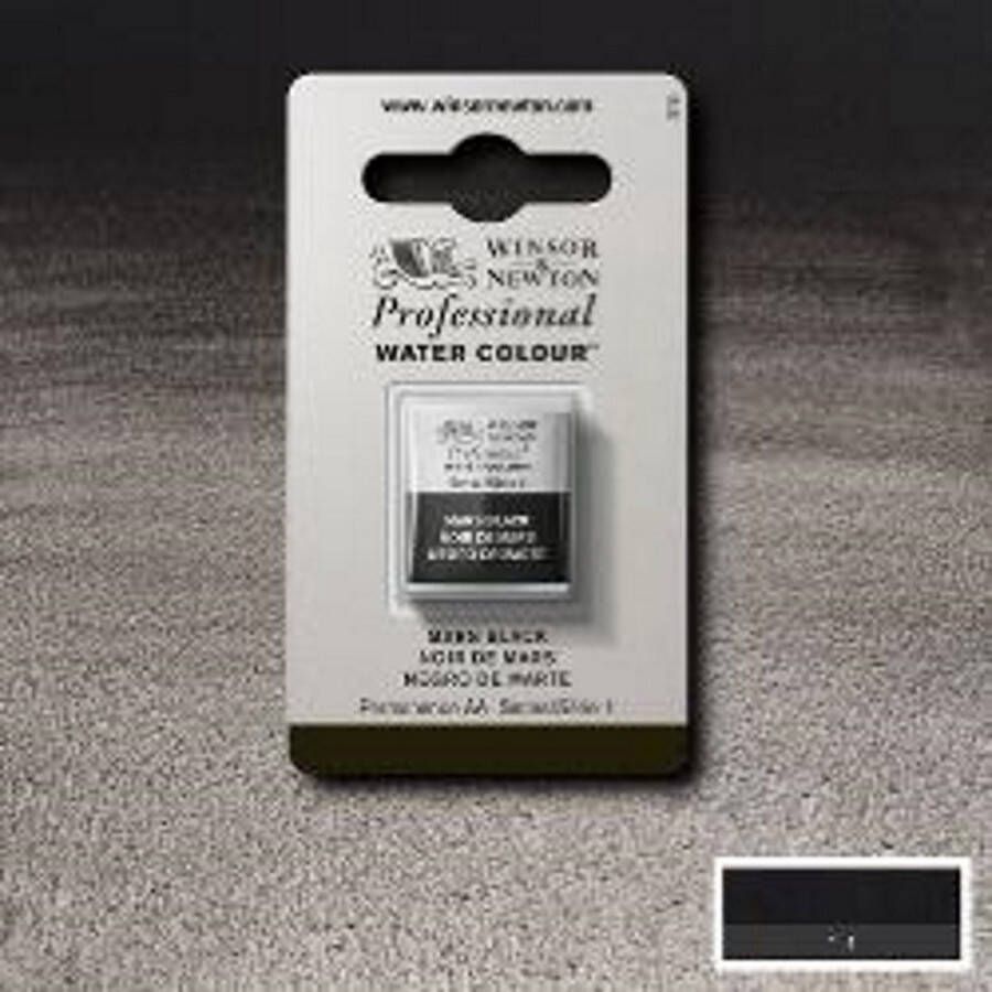 Winsor & Newton Professionele Aquarelverf Halve Nap Mars Black