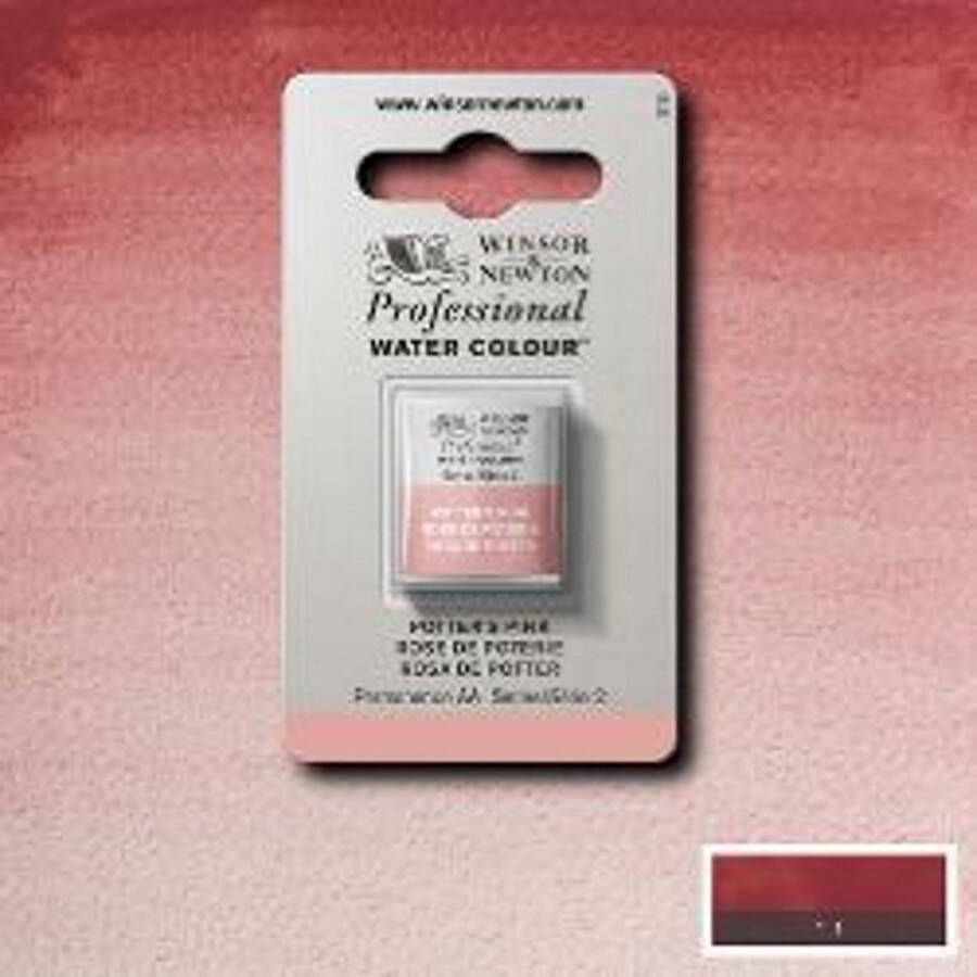 Winsor & Newton Professionele Aquarelverf Halve Nap Potters Pink