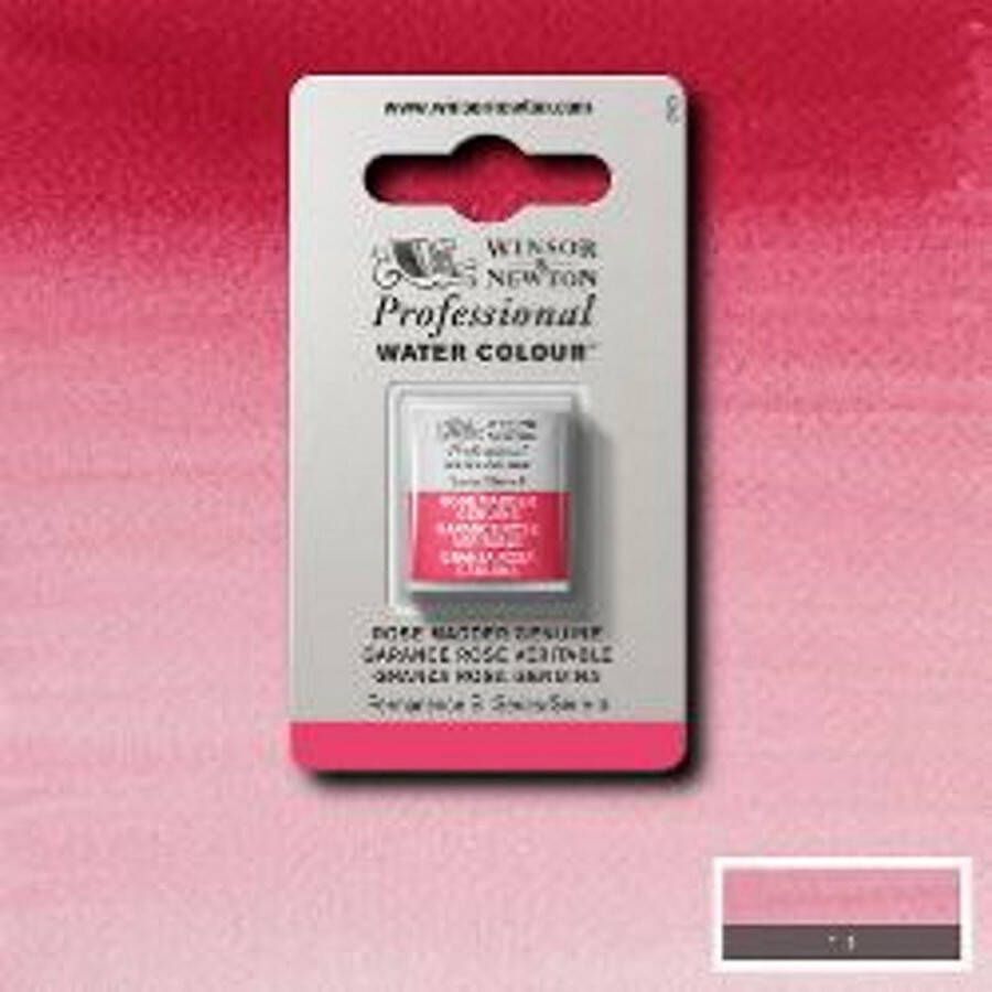 Winsor & Newton Professionele Aquarelverf Halve nap Rose Madder Genuine