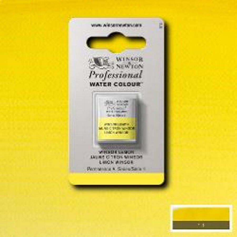 Winsor & Newton Professionele Aquarelverf Halve nap Winsor Lemon