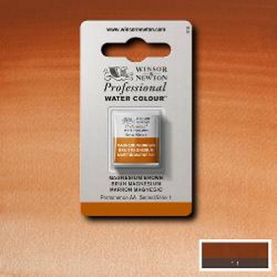 Winsor & Newton Professionele Aquarelverf Halve Nap Winsor Magnesium Brown