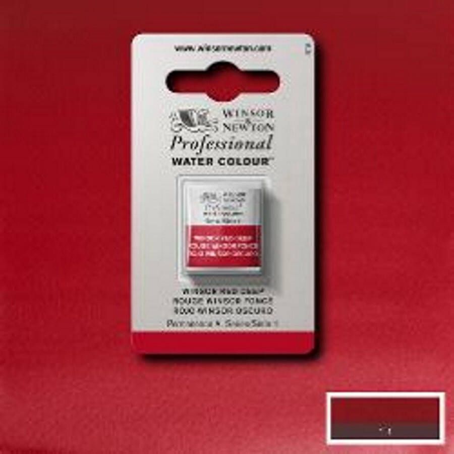 Winsor & Newton Professionele Aquarelverf Halve Nap Winsor Red Deep