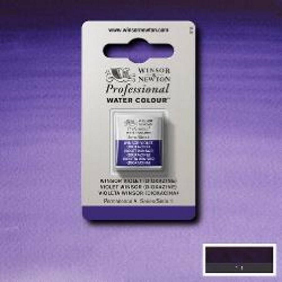 Winsor & Newton Professionele Aquarelverf Halve nap Winsor Violet (Dioxazine)