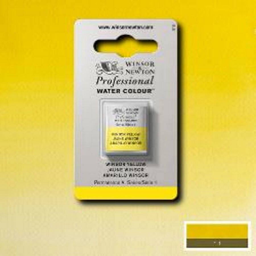 Winsor & Newton Professionele Aquarelverf Halve nap Winsor Yellow