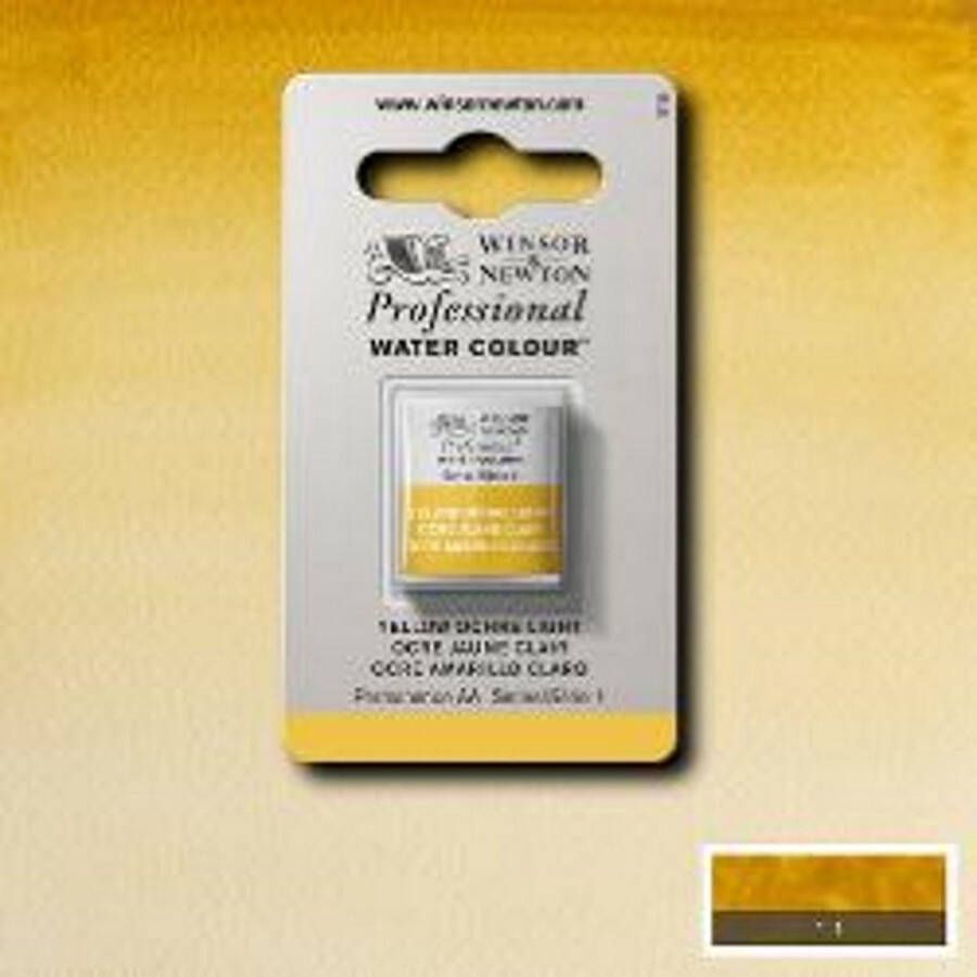 Winsor & Newton Professionele Aquarelverf Halve Nap Winsor Yellow Ochre Light