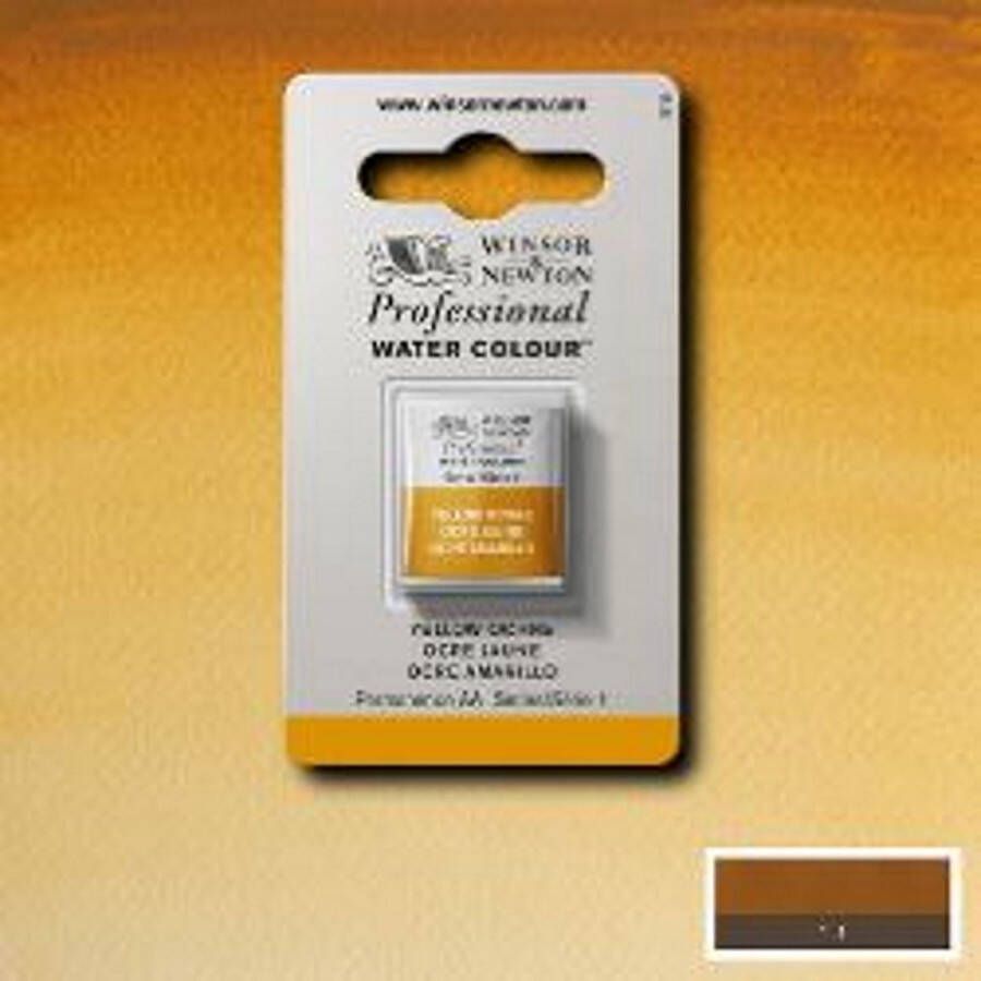 Winsor & Newton Professionele Aquarelverf Halve nap Yellow Ochre