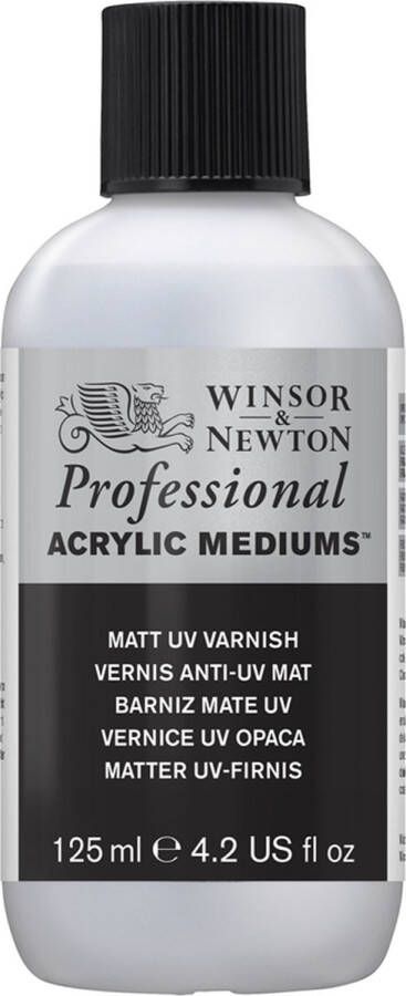 Winsor & Newton W&N Artists Acrylic Matte UV-vernis Flesje á 125ml