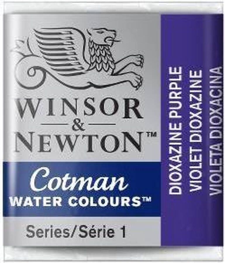 Winsor & Newton W&N Cotman Aquarelverf Half Napje Diox Violet