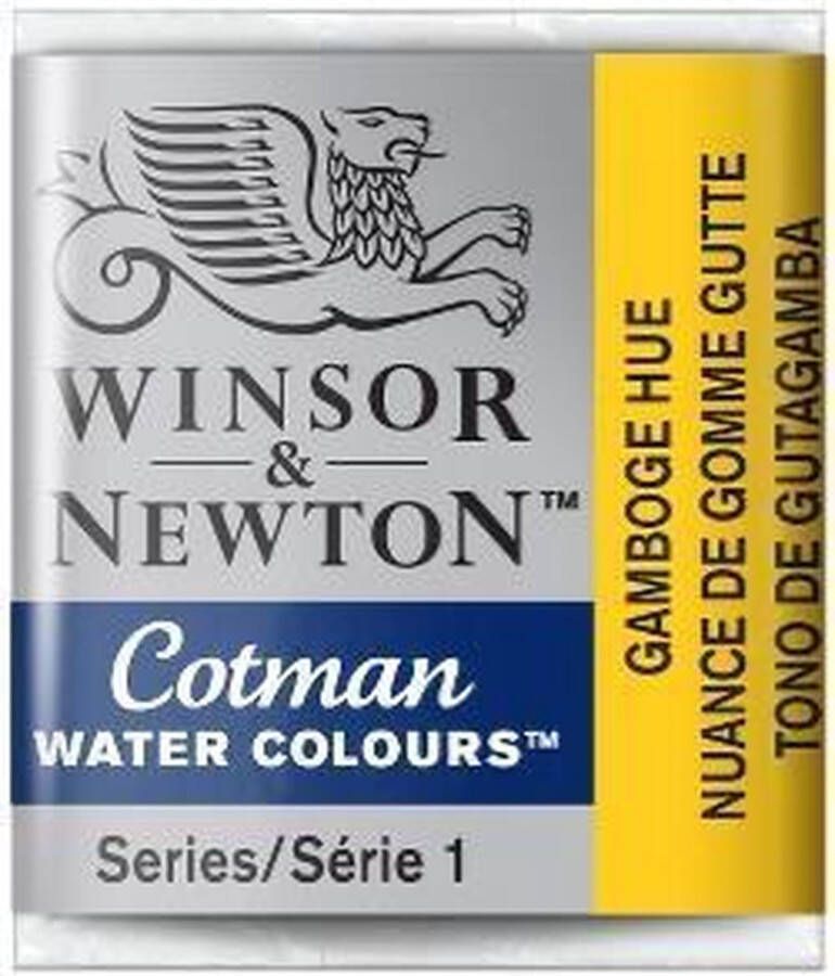Winsor & Newton W&N Cotman Aquarelverf Half Napje Gamboge Hue