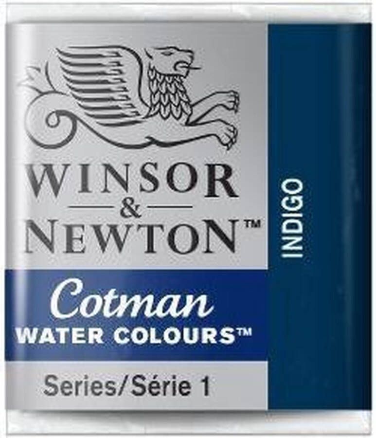 Winsor & Newton W&N Cotman Aquarelverf Half Napje Indigo