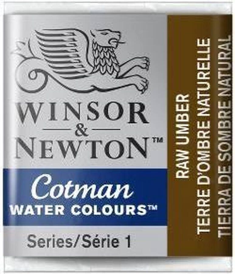 Winsor & Newton W&N Cotman Aquarelverf Half Napje Raw Umber