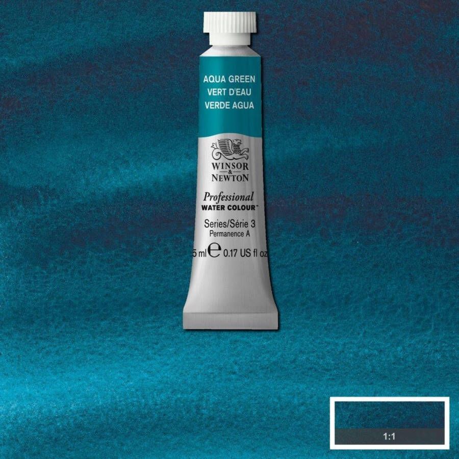 Winsor & Newton W&N Professional Aquarelverf 5ml | Aqua Green