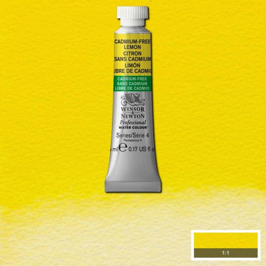 Winsor & Newton W&N Professional Aquarelverf 5ml | Cadmium-Free Lemon