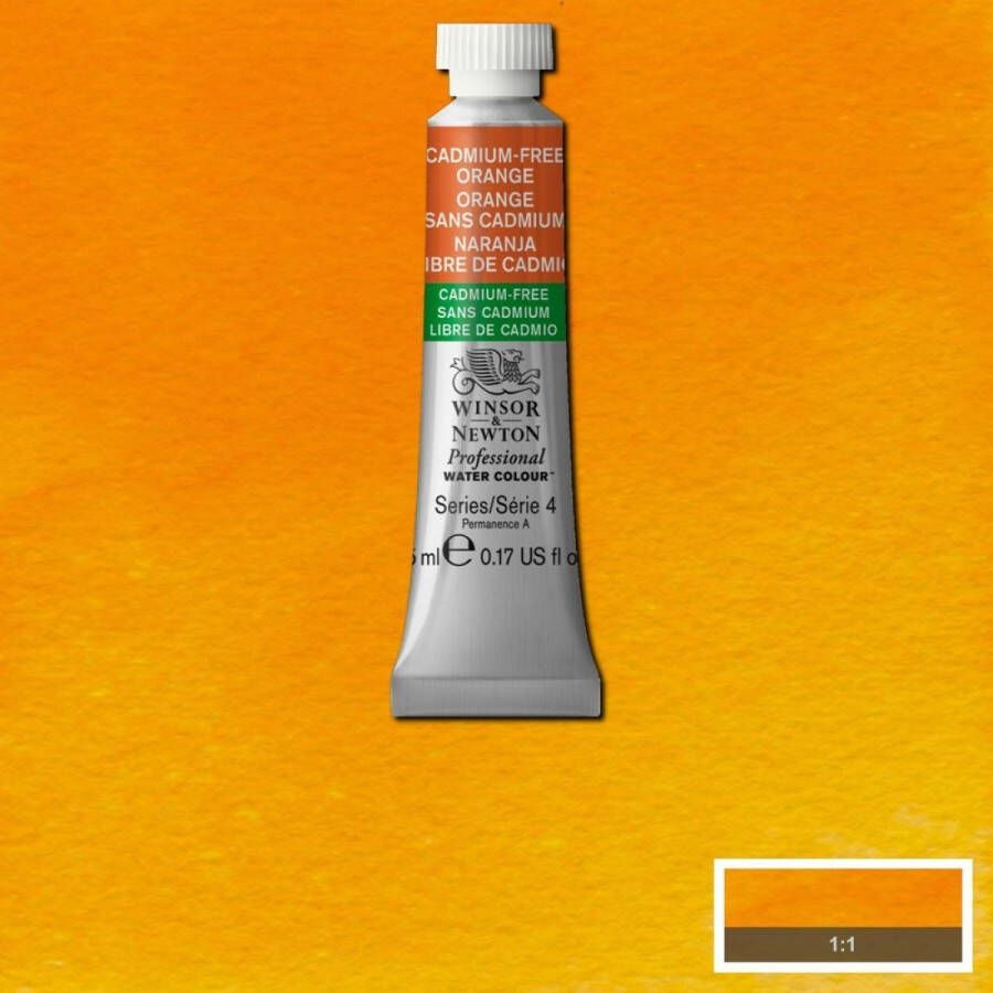 Winsor & Newton W&N Professional Aquarelverf 5ml | Cadmium-Free Orange