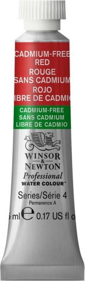 Winsor & Newton W&N Professional Aquarelverf 5ml | Cadmium-Free Red