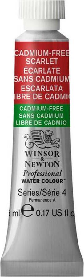 Winsor & Newton W&N Professional Aquarelverf 5ml | Cadmium-Free Scarlet