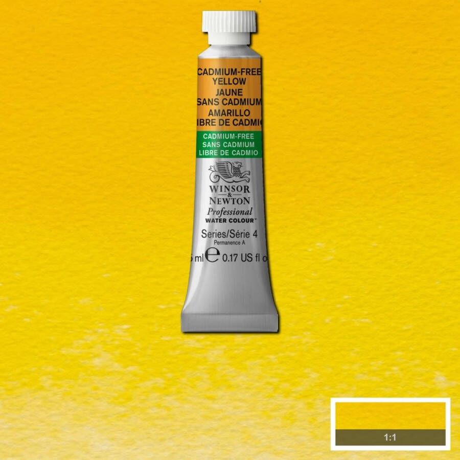 Winsor & Newton W&N Professional Aquarelverf 5ml | Cadmium-Free Yellow