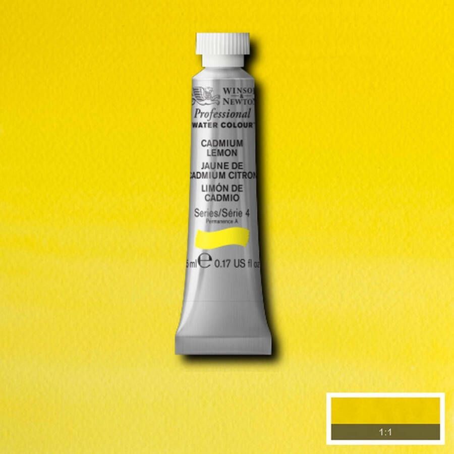 Winsor & Newton W&N Professional Aquarelverf 5ml | Cadmium Lemon