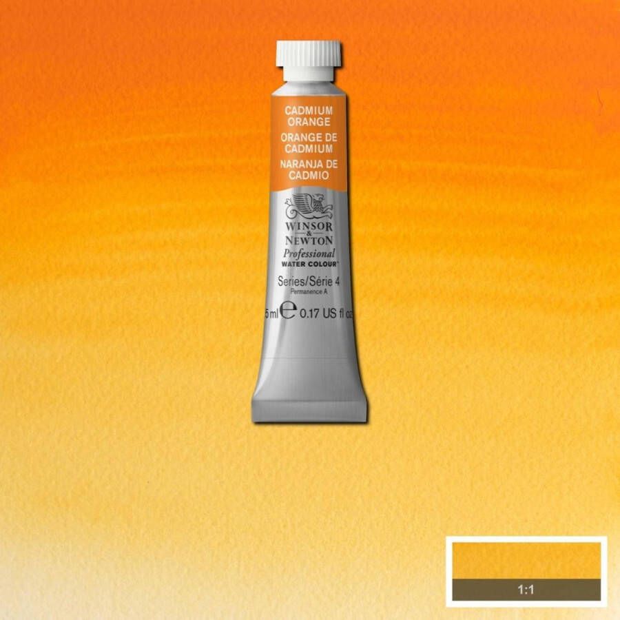 Winsor & Newton W&N Professional Aquarelverf 5ml | Cadmium Orange