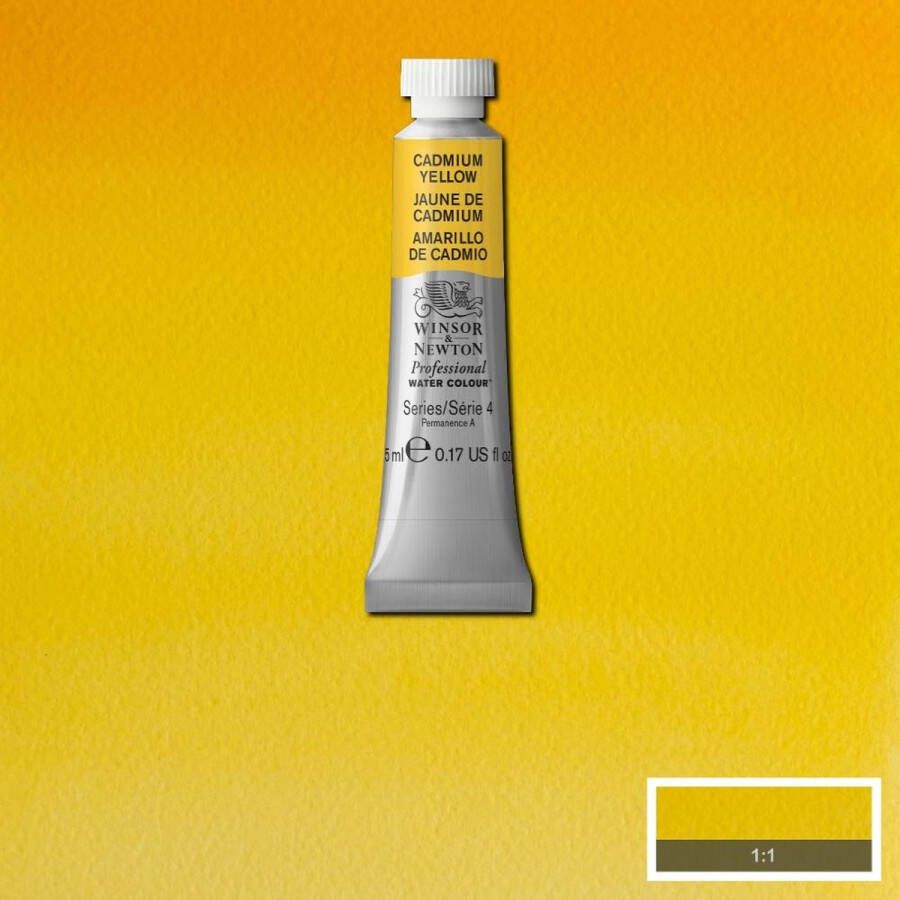 Winsor & Newton W&N Professional Aquarelverf 5ml | Cadmium Yellow