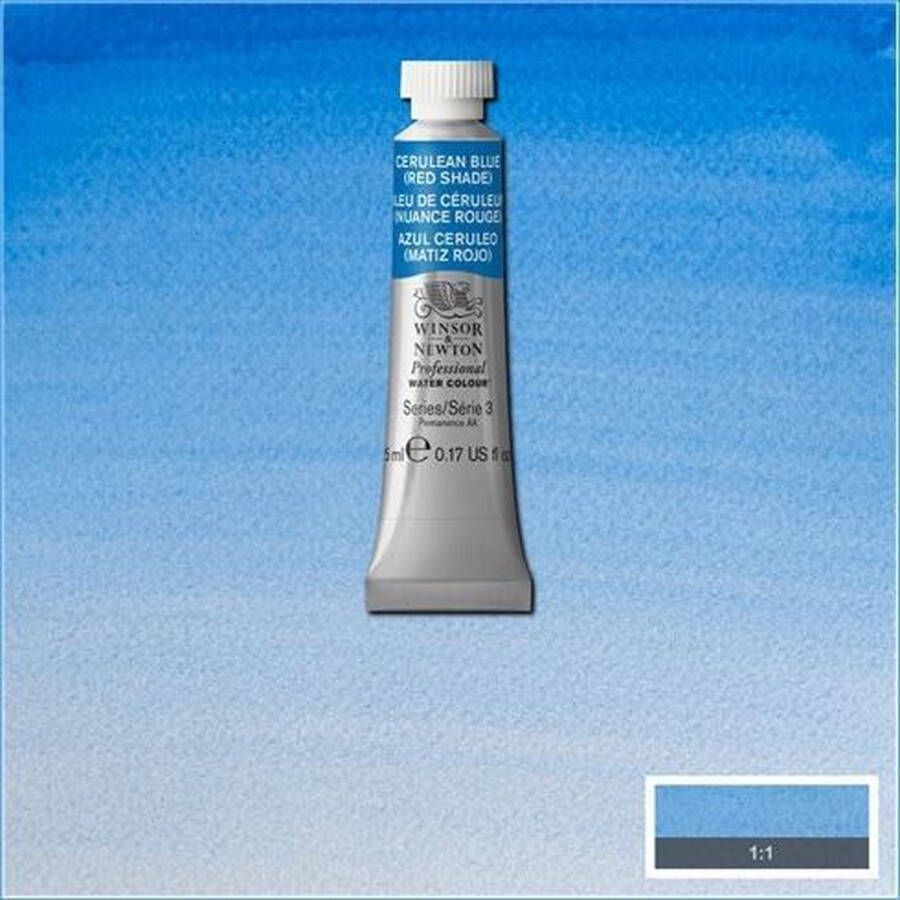 Winsor & Newton W&N Professional Aquarelverf 5ml | Cerulean Blue (Red Shade)