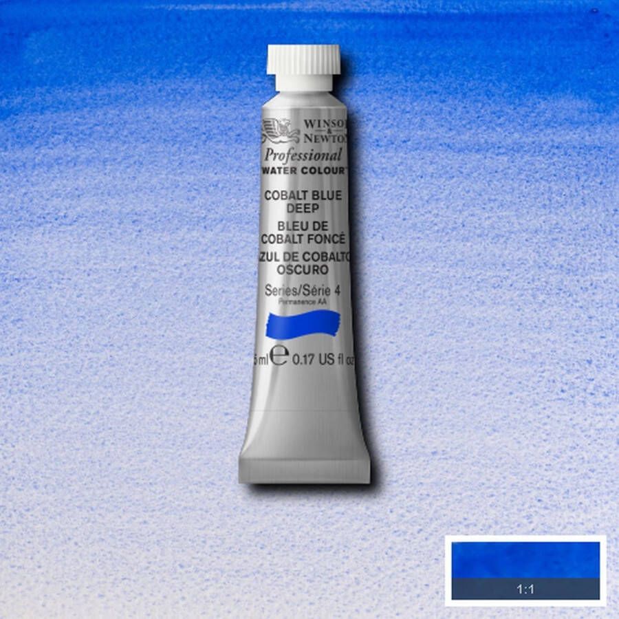 Winsor & Newton W&N Professional Aquarelverf 5ml | Cobalt Blue Deep