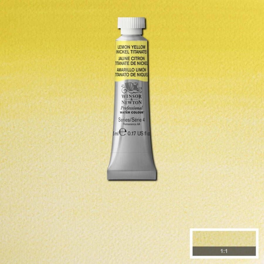 Winsor & Newton W&N Professional Aquarelverf 5ml | Lemon Yellow (Nickle Titanate)