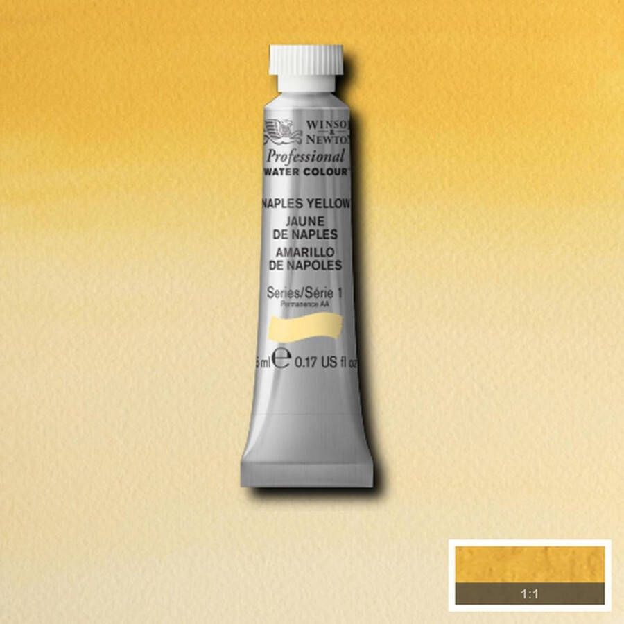 Winsor & Newton W&N Professional Aquarelverf 5ml | Naples Yellow