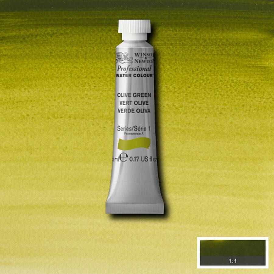 Winsor & Newton W&N Professional Aquarelverf 5ml | Olive Green