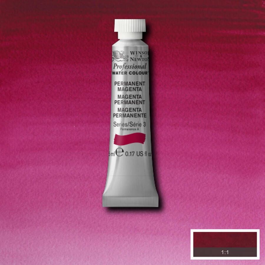 Winsor & Newton W&N Professional Aquarelverf 5ml | Permanent Magenta