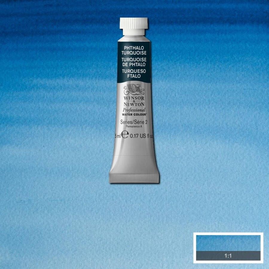 Winsor & Newton W&N Professional Aquarelverf 5ml | Phthalo Turquoise