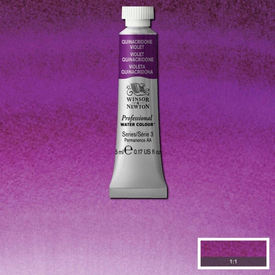 Winsor & Newton W&N Professional Aquarelverf 5ml | Quinacridone Violet