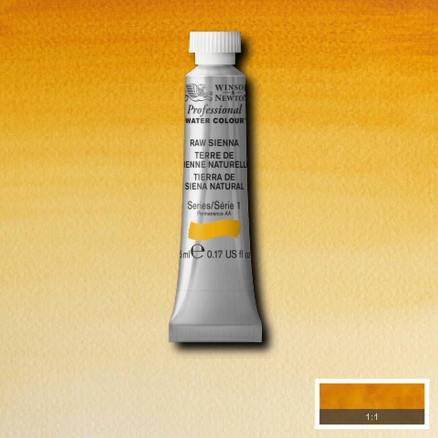 Winsor & Newton W&N Professional Aquarelverf 5ml | Raw Sienna