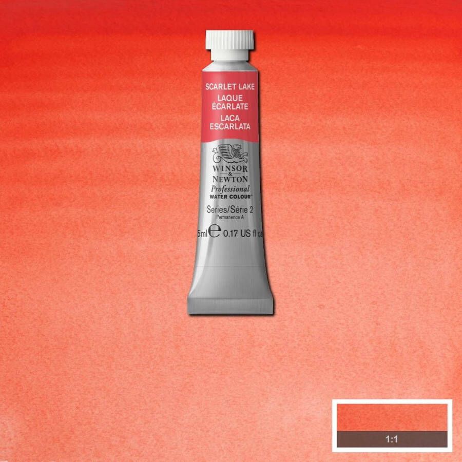 Winsor & Newton W&N Professional Aquarelverf 5ml | Scarlet Lake