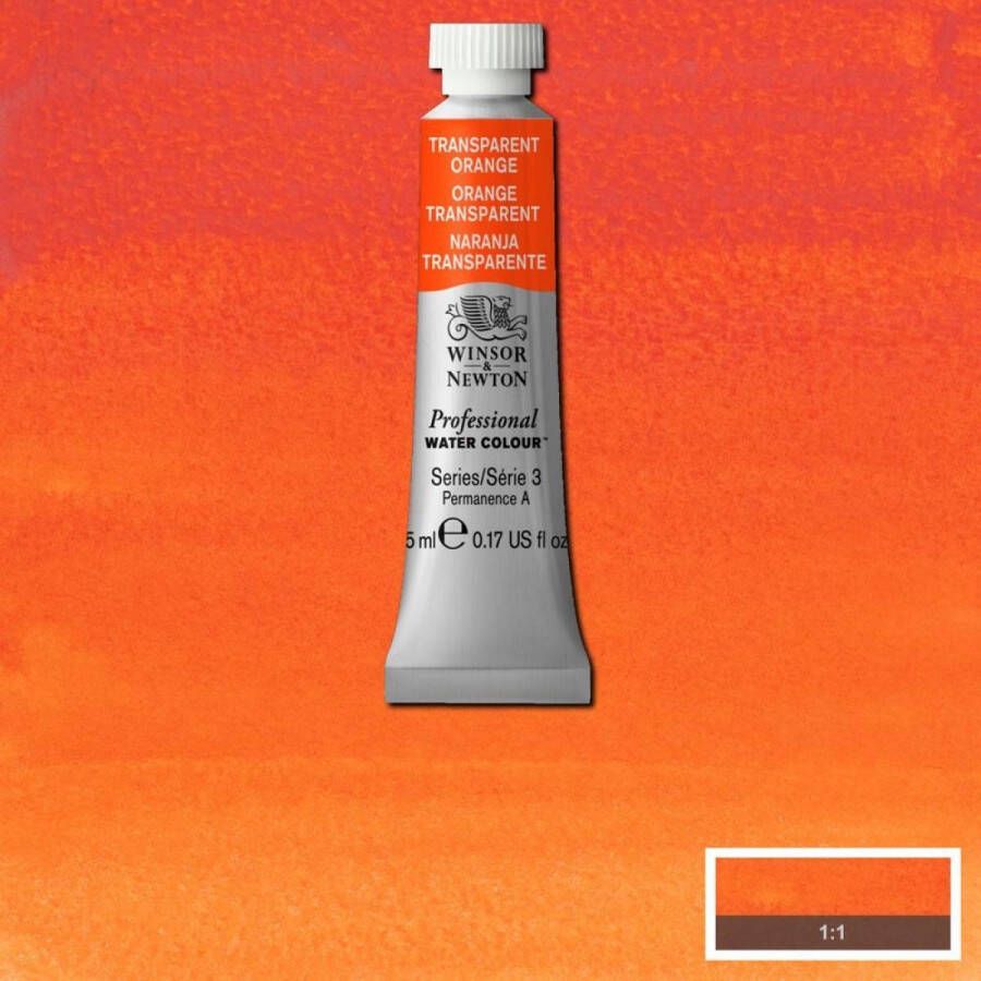 Winsor & Newton W&N Professional Aquarelverf 5ml | Transparent Orange