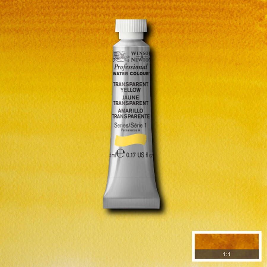 Winsor & Newton W&N Professional Aquarelverf 5ml | Transparent Yellow