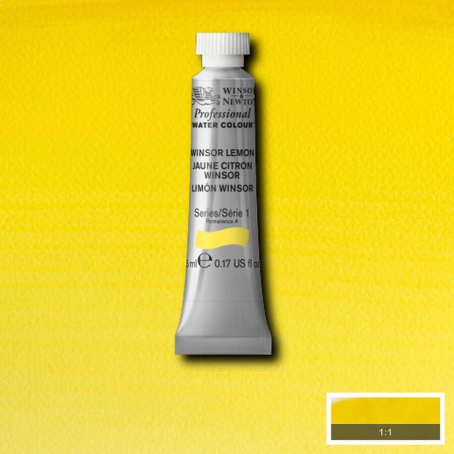 Winsor & Newton W&N Professional Aquarelverf 5ml | Winsor Lemon