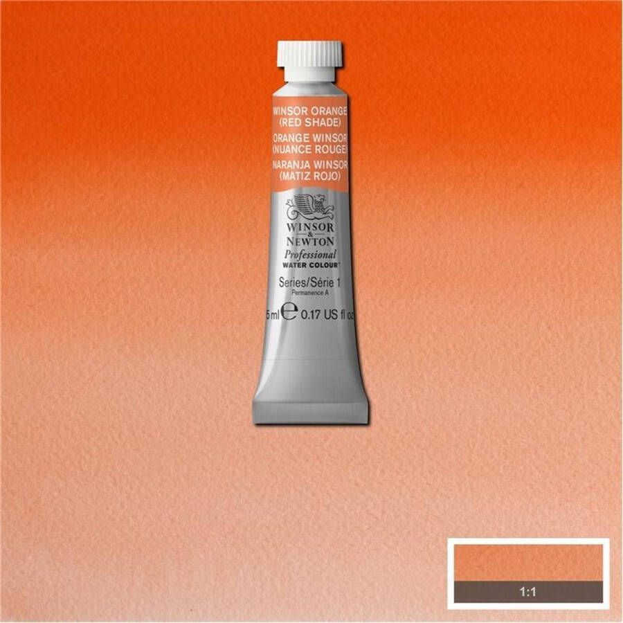 Winsor & Newton W&N Professional Aquarelverf 5ml | Winsor Orange (Red Shade)