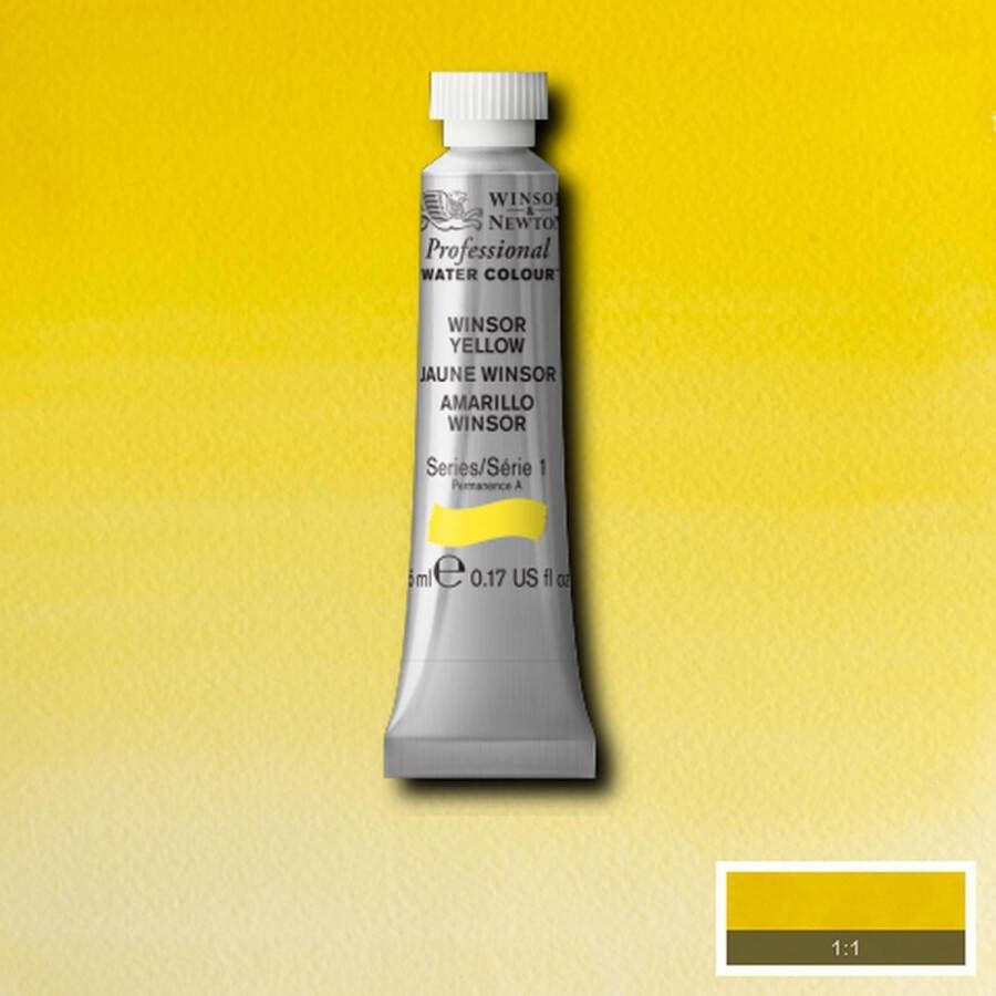 Winsor & Newton W&N Professional Aquarelverf 5ml | Winsor Yellow