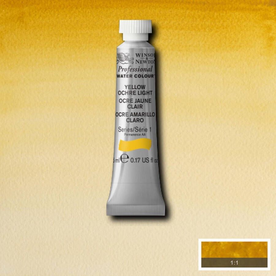 Winsor & Newton W&N Professional Aquarelverf 5ml | Yellow Ochre Light