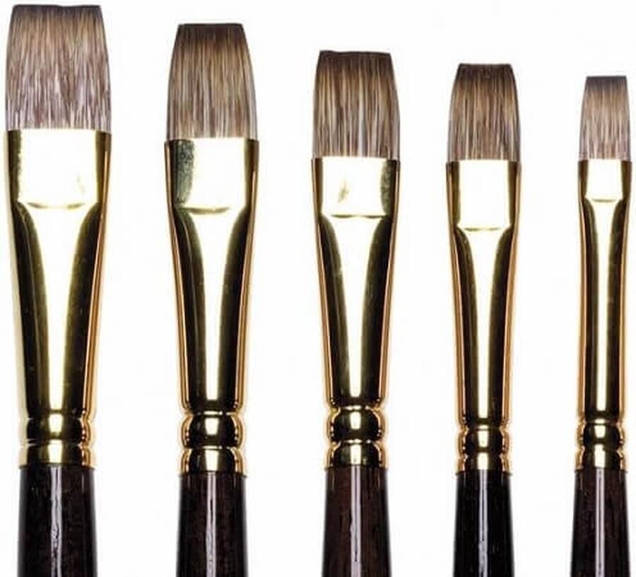 Winsor & Newton Monarch Olieverf Penseel Lange Steel Plat 6