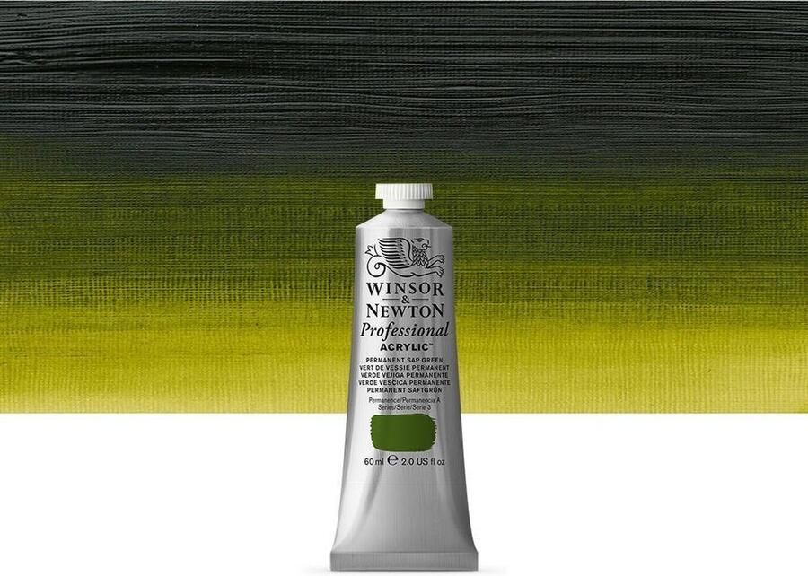 Winsor & Newton Professional Acrylic Tube Permanent Sap Green (503) 60 ml