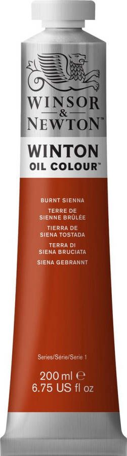 Winsor & Newton Winton Oil Colours 200ml Burnt Sienna