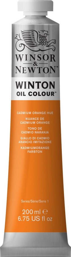 Winsor & Newton Winton Oil Colours 200ml Cadmium Orange Hue