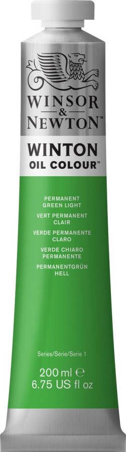 Winsor & Newton Winton Oil Colours 200ml Permanent Green Light