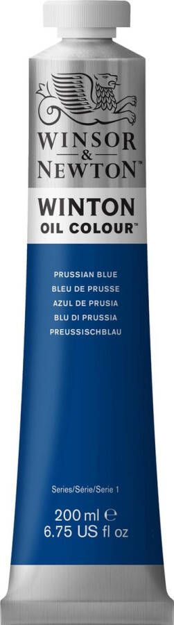 Winsor & Newton Winton Oil Colours 200ml Prussian Blue