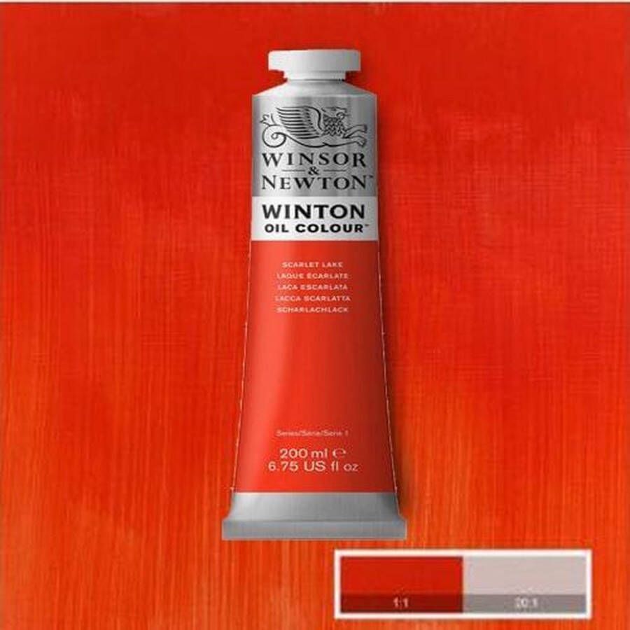 Winsor & Newton Winton Olieverf 200ML Cadmium Scarlet Hue 107