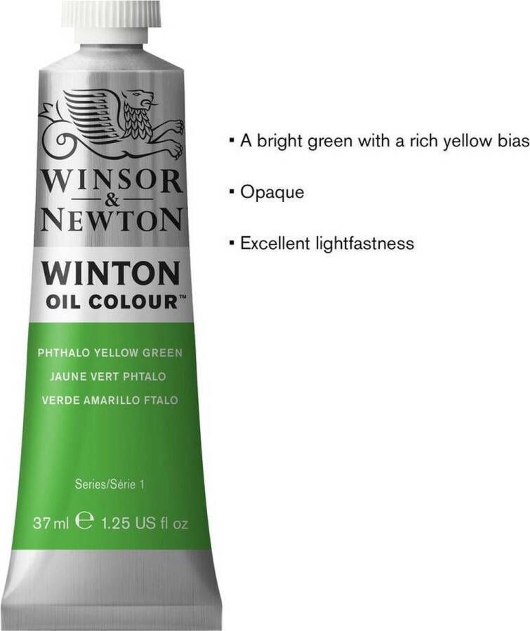Winsor & Newton Winton olieverf 37 ml Phtalo Yellow Green 403